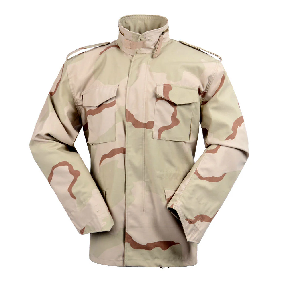 Wholesale Winter Dyed Waterproof Breathable Tactical M65 Hooded Jacket JT-CI-003