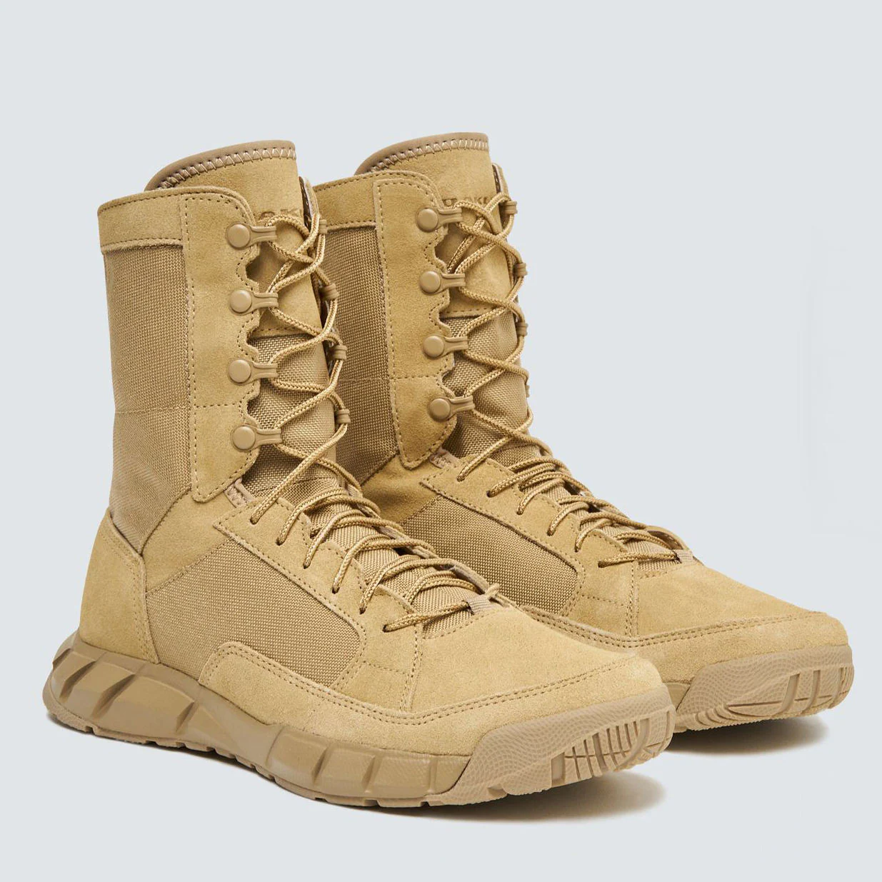Cowhide and Oxford Desert Combat Boots