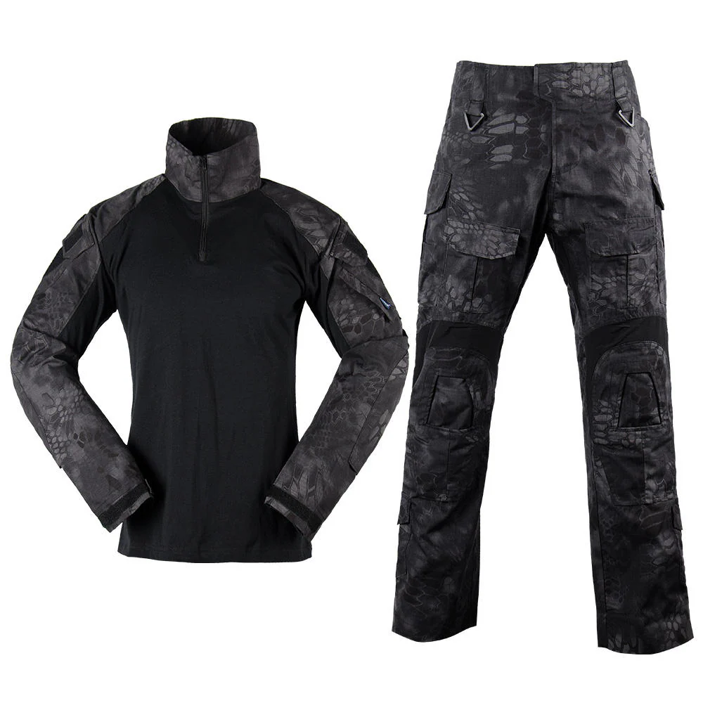Black Camouflage Ripstop Work Coveralls