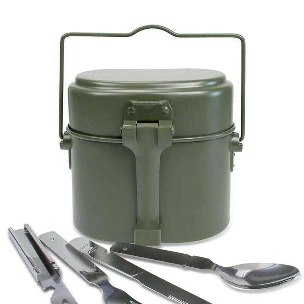 Folding Aluminium Mess Kit, 1.5 L